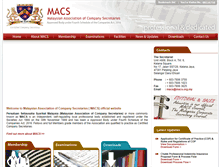 Tablet Screenshot of macs.org.my