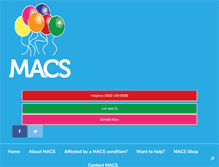 Tablet Screenshot of macs.org.uk